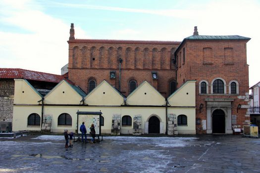 Stara Synagoga (Sinagoga Vecchia) architettura esterna - Cracovia