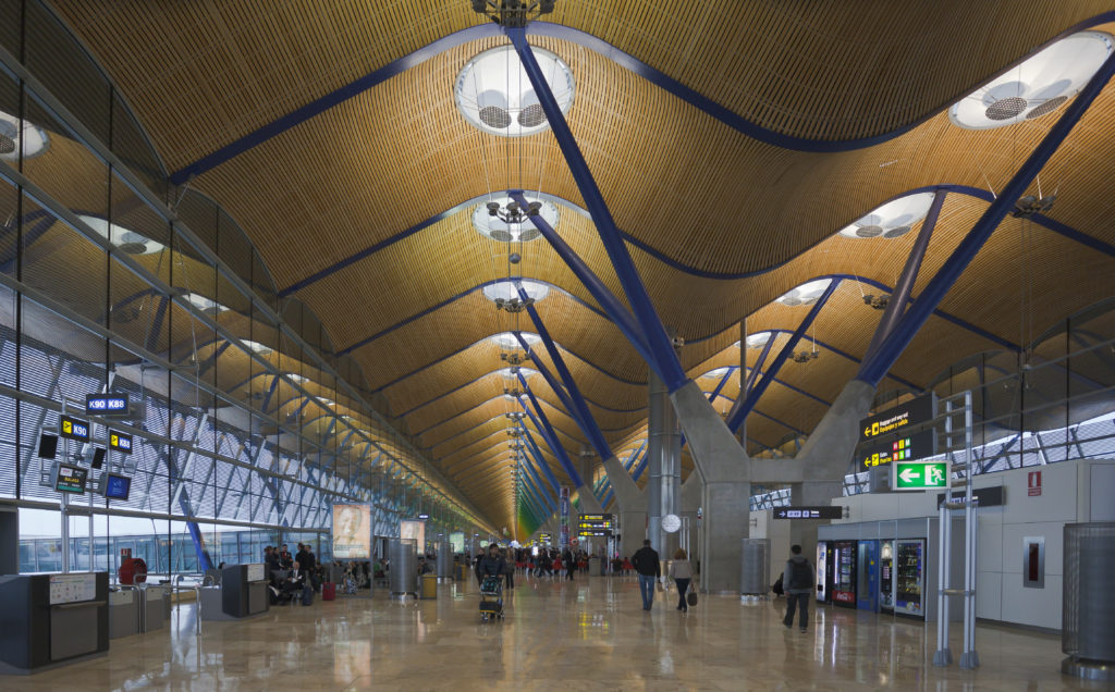 terminal 4 Aeroporto di Madrid Barajas - Spagna